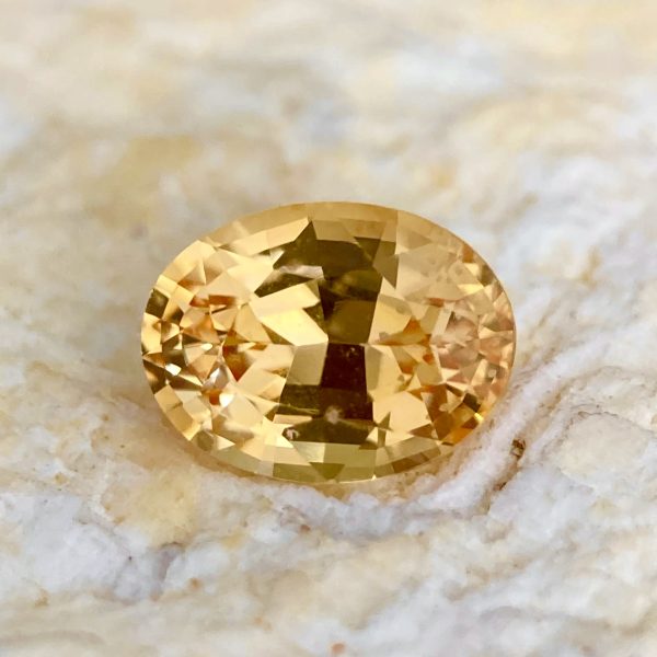 1.62 ct Orangy Yellow Sapphire