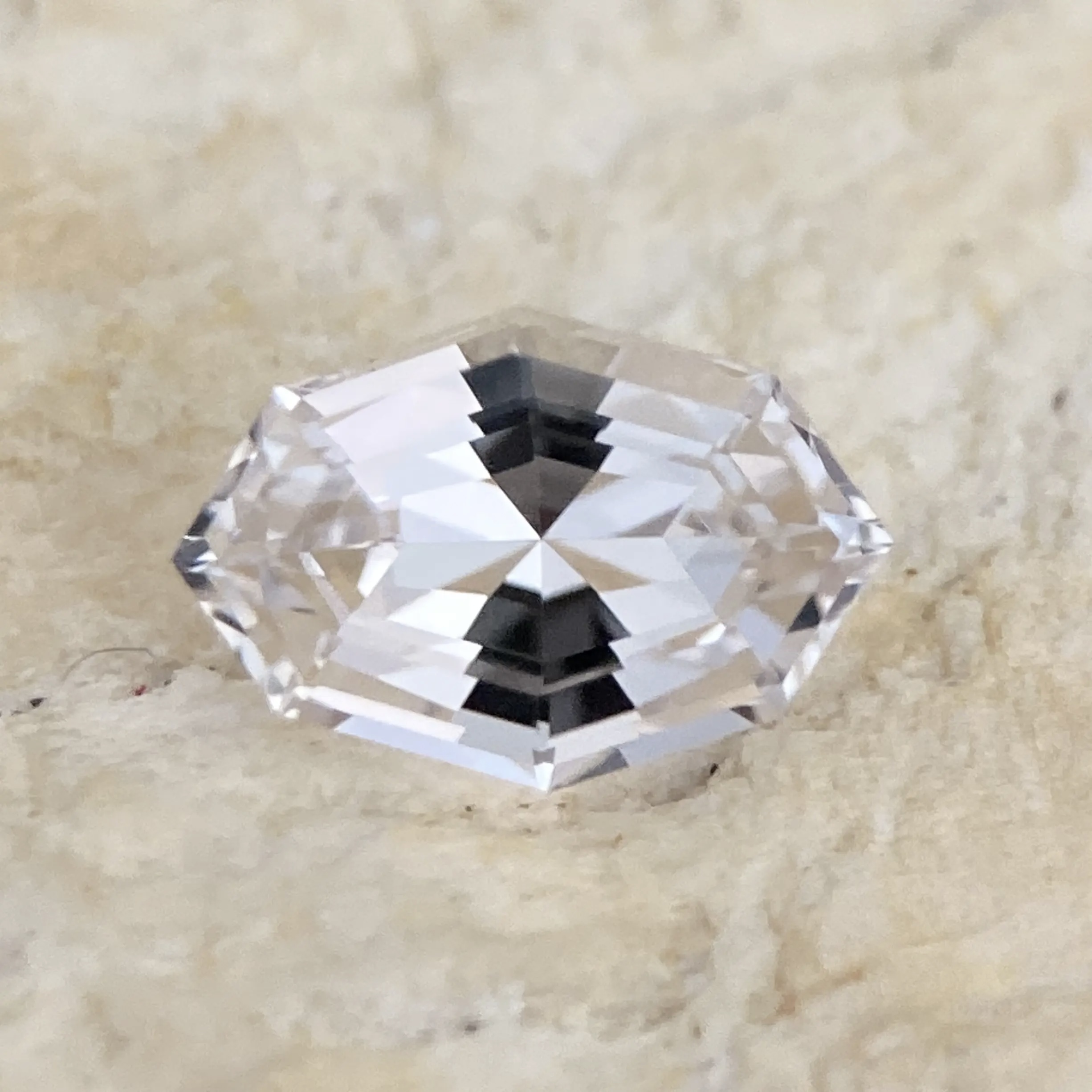 1.28 ct White Sapphire