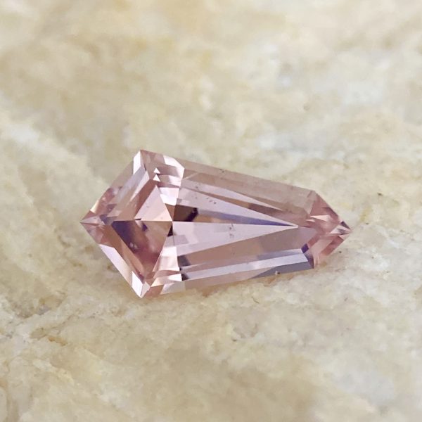 0.67 ct Peach Sapphire